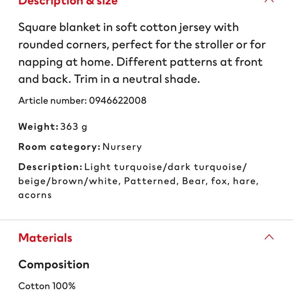 H&M Jersey Baby Blanket - Picture 7 of 7